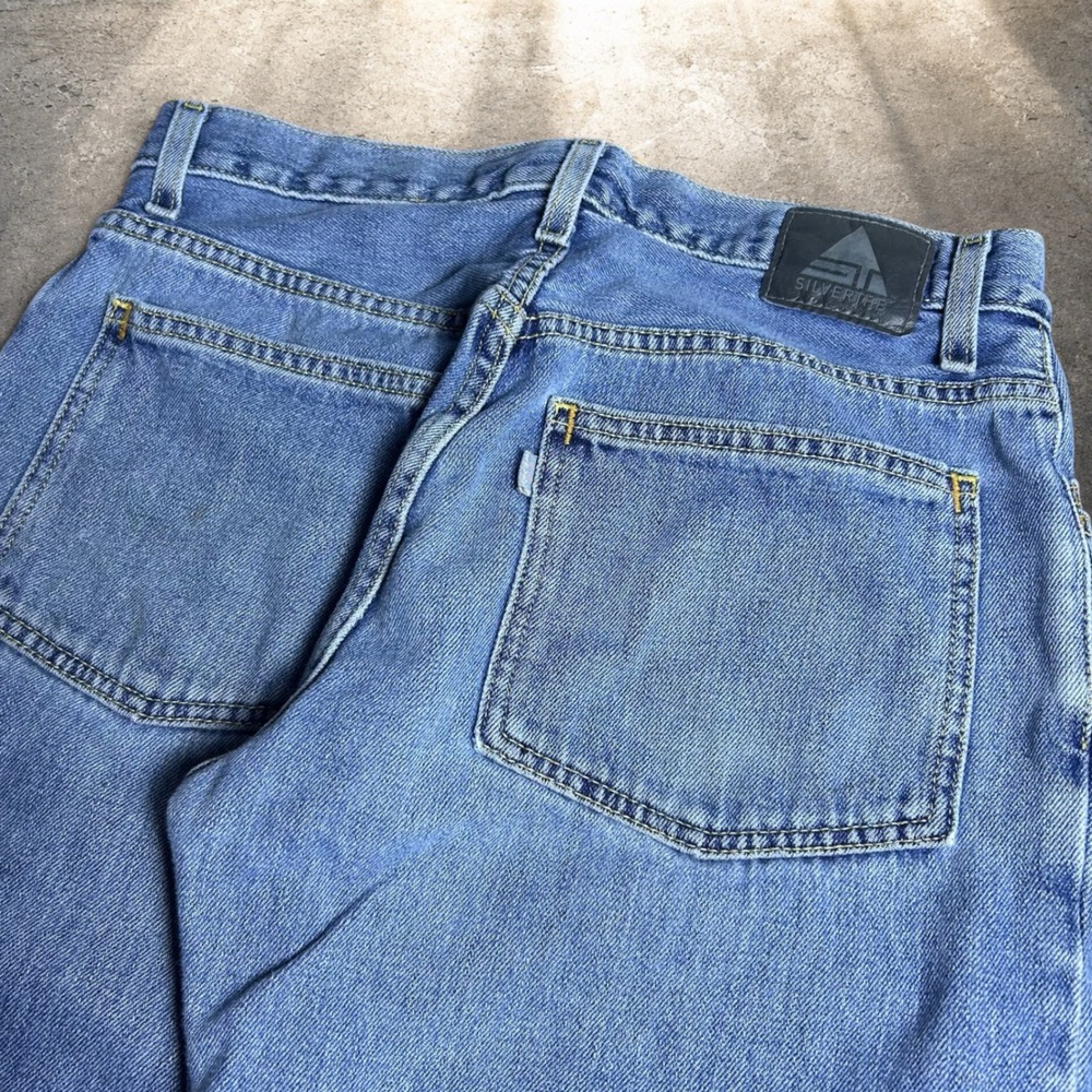 Levis SilverTab Relaxed Baggy Skater Jeans Blue 90s Vintage 30x30
